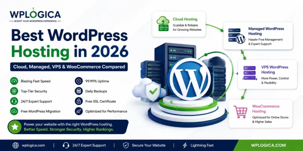 Best WordPress Hosting in 2026: Cloud, Managed, VPS & WooCommerce Compared