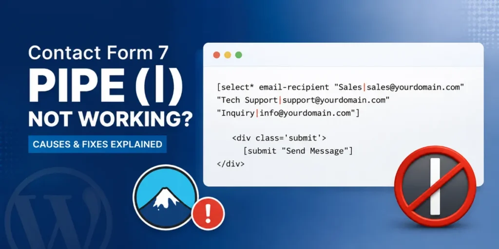Contact Form 7 Pipe Not Working? Here’s the Real Fix