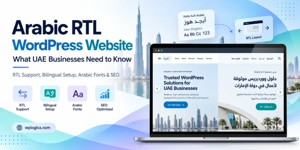 Arabic RTL WordPress Website